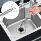 Stainless Steel Sink Wire Drain Cleaner | 90cm Spring Cleaning Stick