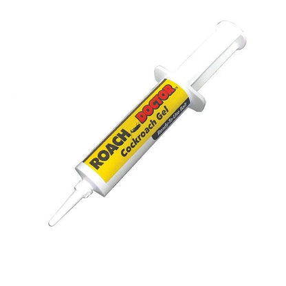 (Pack of 2) BulbHead Original Roach Doctor Cockroach Gel Ready-to-Use Cockroach Gel Bait - Outdoor & Indoor Roach Killer with Syringe Applicator