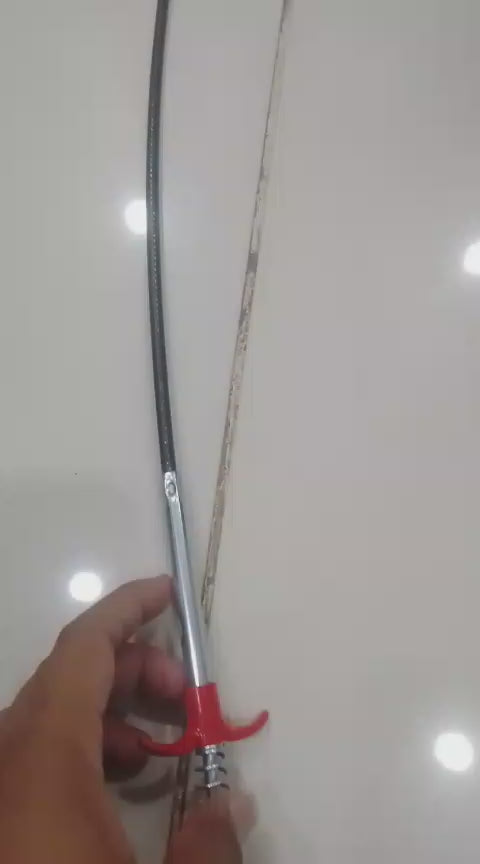 Stainless Steel Sink Wire Drain Cleaner | 90cm Spring Cleaning Stick